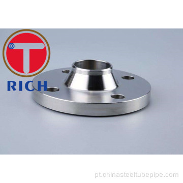 Flange de pescoço de solda de aço inoxidável de forjamento